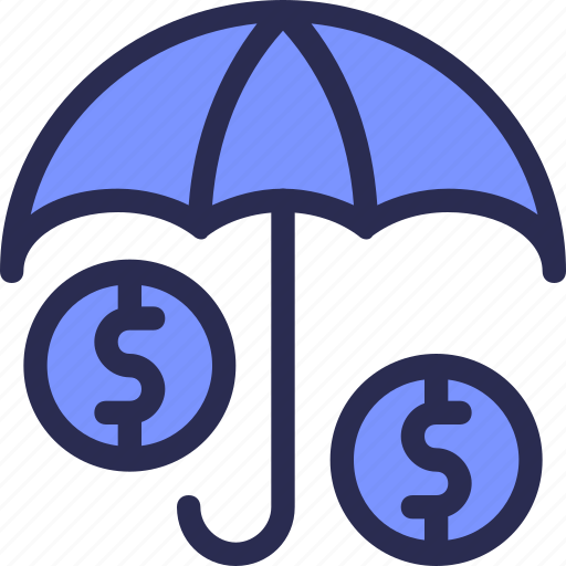 Banking, dollar, finance, money, save, secure, umbrella icon - Download on Iconfinder