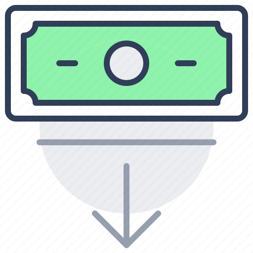 Cash, money, arrow, out, account, finance icon - Download on Iconfinder