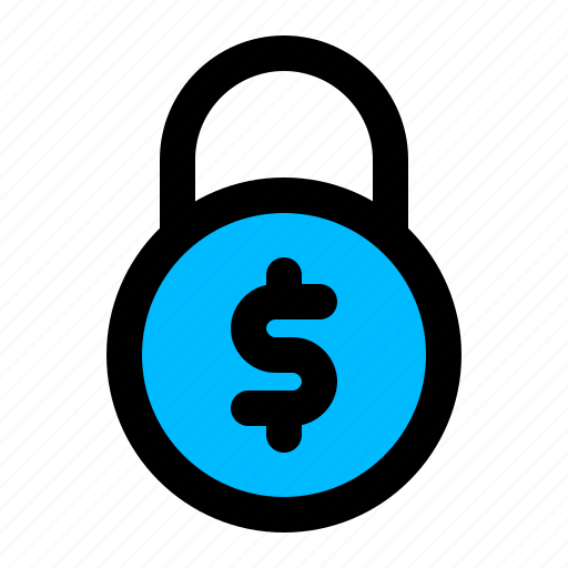 Dollar, lock, money, security icon - Download on Iconfinder