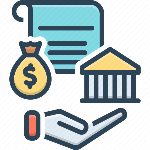 Loan, invoice, document, lending, credit, debenture, payment icon - Download on Iconfinder