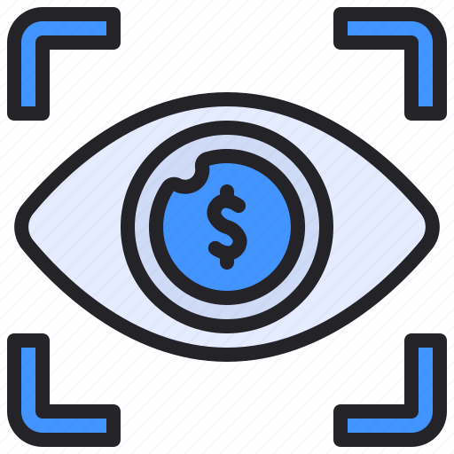 Eye, target, money, view, vision icon - Download on Iconfinder