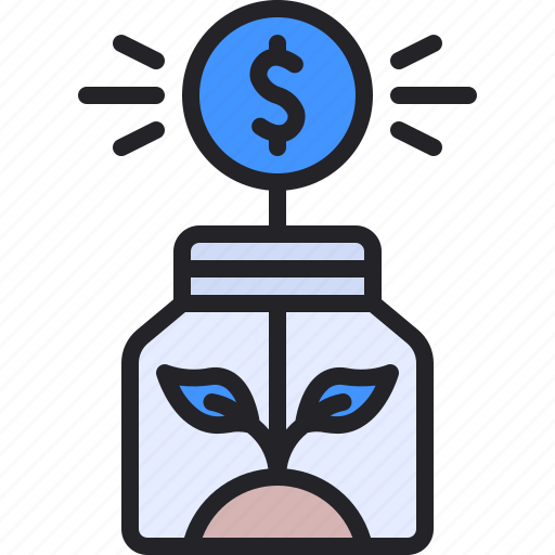 Growth, money, coin, investment, plant icon - Download on Iconfinder