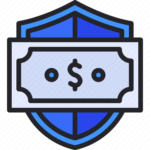 Money, shield, protection, payment, insurance icon - Download on Iconfinder