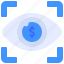 eye, target, money, view, vision 