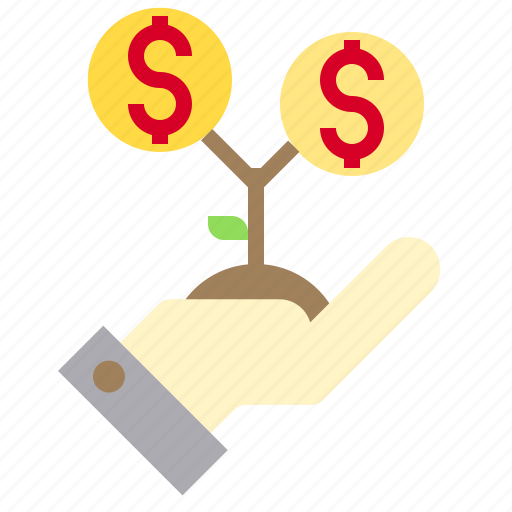 Coin, hand, tree, us icon - Download on Iconfinder