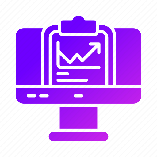 Report, monitor, big, data, analysis, analytics icon - Download on Iconfinder