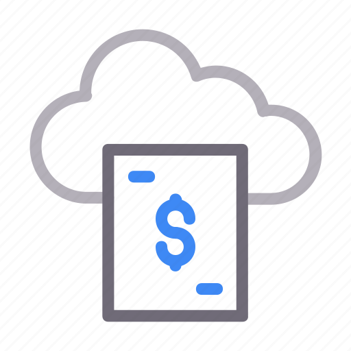 Cloud, database, dollar, management, server icon - Download on Iconfinder