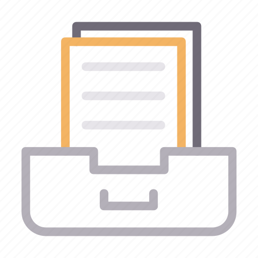 Archive, cabinet, document, drawer, files icon - Download on Iconfinder