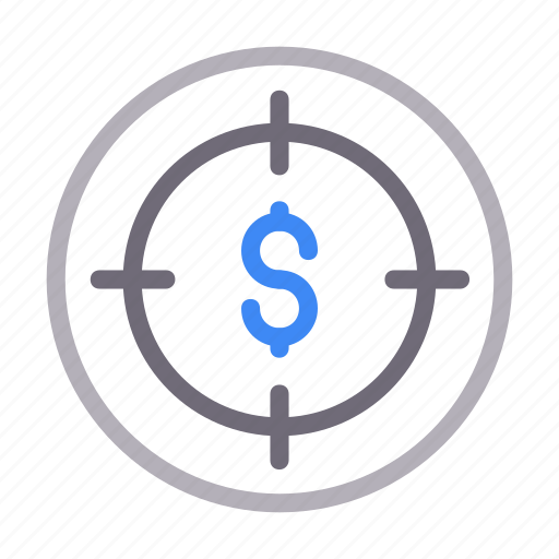Dollar, focus, money, sign, target icon - Download on Iconfinder