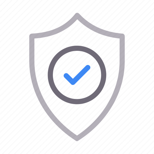 Checked, protection, secure, shield, verified icon - Download on Iconfinder