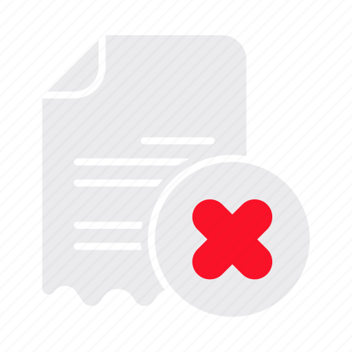 File, remove, uninstall, document, deleting icon - Download on Iconfinder