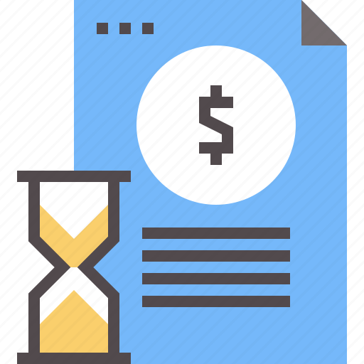 Contract, hold, invoice, notification, payment, waiting icon - Download on Iconfinder