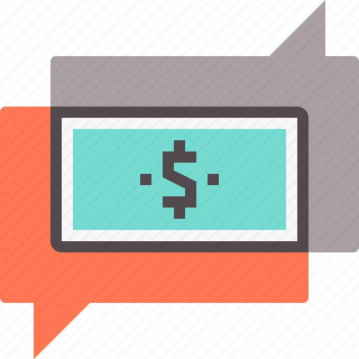 Chat, finance, fund, message, money, talks icon - Download on Iconfinder