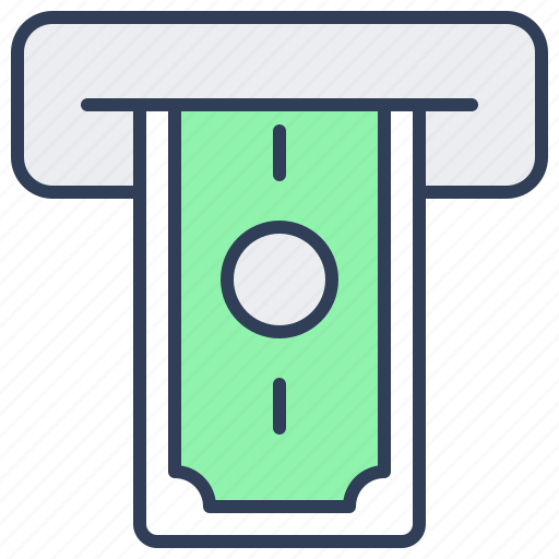 Cash, atm, money, withdrawal, machine icon - Download on Iconfinder