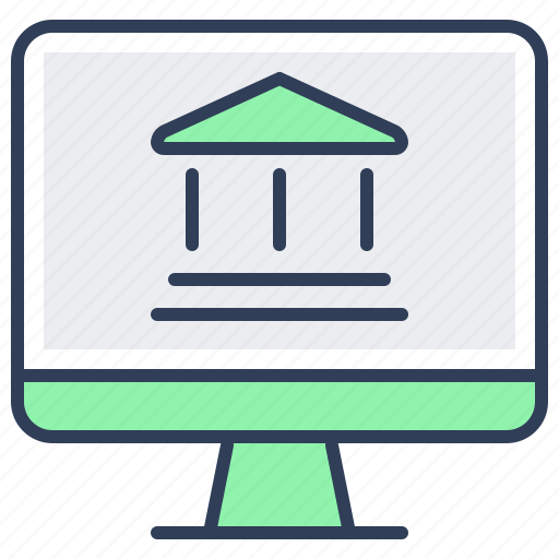 Online, banking, money, finance, bank, computer icon - Download on Iconfinder