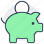 piggy, bank, money, save, coin, finance 