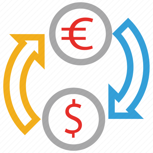 Currency converter, currency exchange, dollar, euro icon - Download on Iconfinder