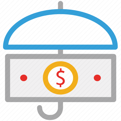 Dollar, insurance, savings, umbrella icon - Download on Iconfinder