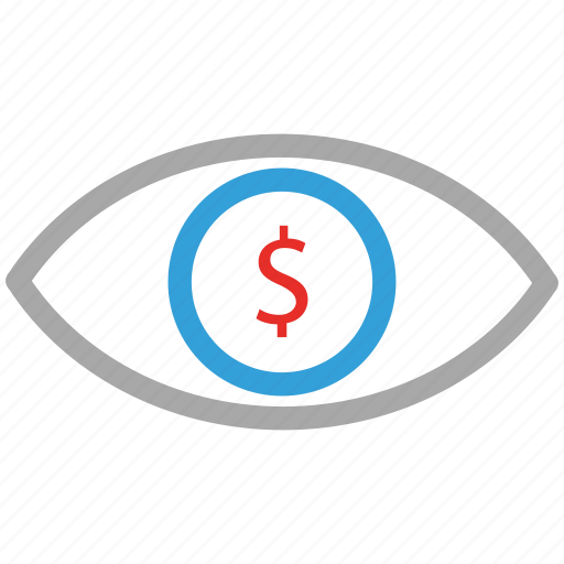 Businessman, businessman's eye, dollar sign, eye icon - Download on Iconfinder