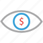 businessman, businessman&#x27;s eye, dollar sign, eye 