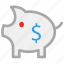 dollar sign, piggy, piggy bank, savings 