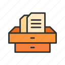 - files in drawer, storage, furniture, folder, office, archive, paper, documents