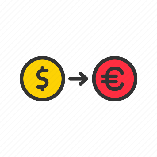 - dollar to euro conver, money, currency, finance, dollar, cash, coin icon - Download on Iconfinder