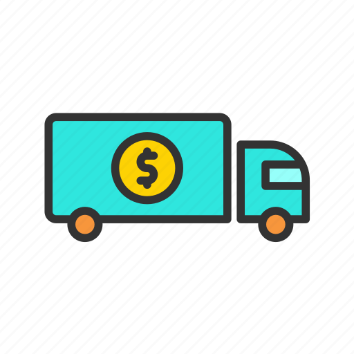 - cash transfer vehicle, money, currency, finance, business, payment, transport icon - Download on Iconfinder