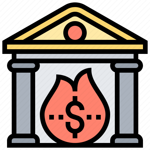 Bankrupt, crisis, debt, insolvent, risk icon - Download on Iconfinder