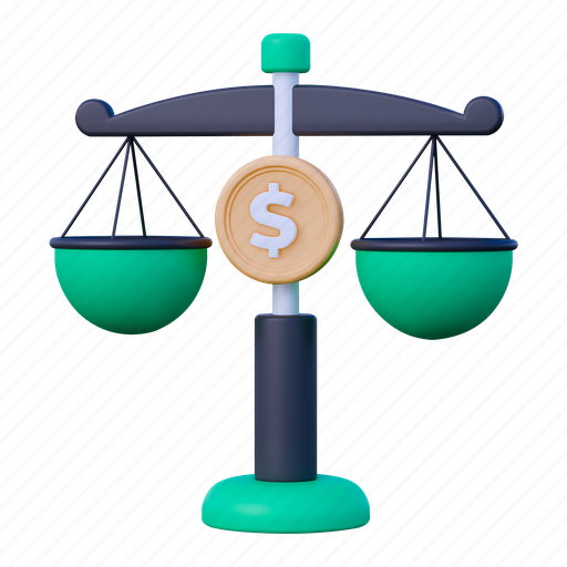 Scale, financial, law, balance, payment, tool, measure 3D illustration - Download on Iconfinder