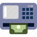 atm, money, dollar, banking, bank, cash, electronic, machine