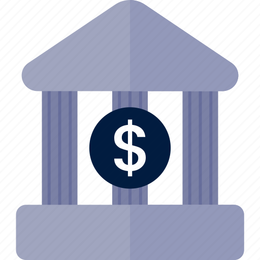 Bank, money, finance, banking, currency, investment, building icon - Download on Iconfinder