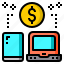 internet, laptop, money, online, shopping, tablet 