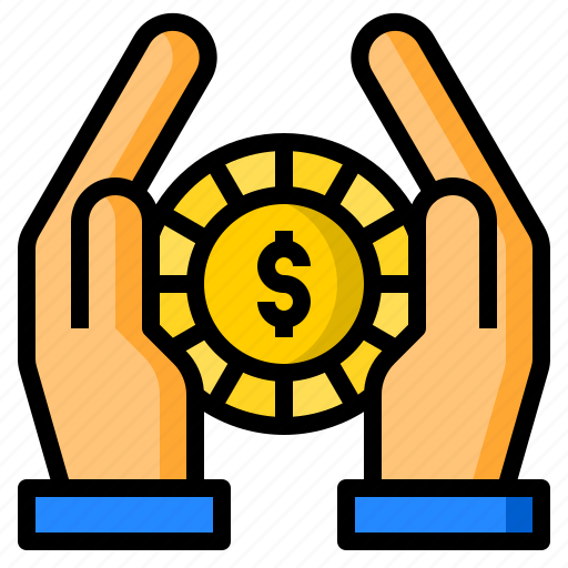 Hands, money, protect, protection, safe icon - Download on Iconfinder