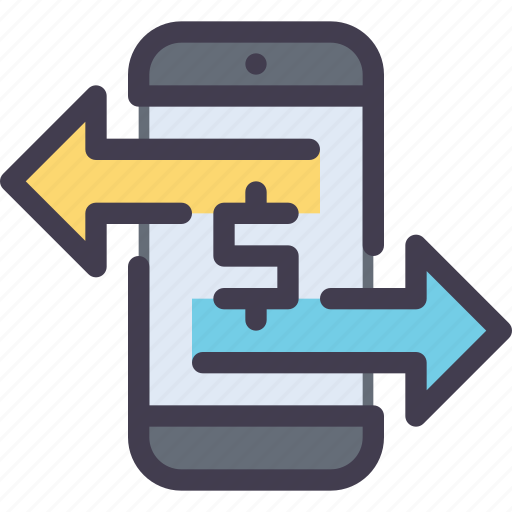 Banking, mobile, internet, money, transfer icon - Download on Iconfinder