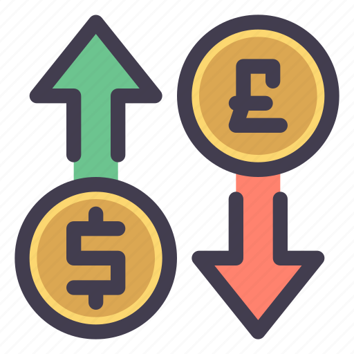 Exchange, currency, money, dollar, pound, sterling, trade icon - Download on Iconfinder