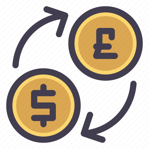 Trade, exchange, currency, money, dollar, pound, sterling icon - Download on Iconfinder