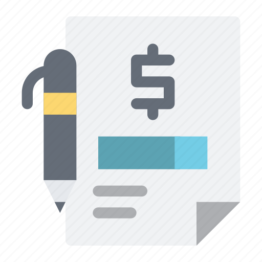 Loan, contract, sign, financial, paper icon - Download on Iconfinder