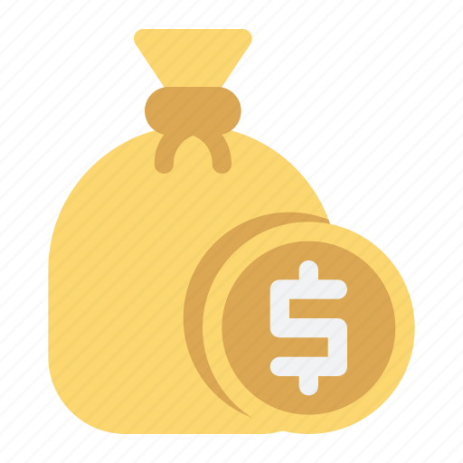 Money, sack, coin, dollar, wealth icon - Download on Iconfinder