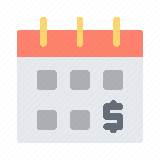 Salary, calendar, money, date, financial icon - Download on Iconfinder