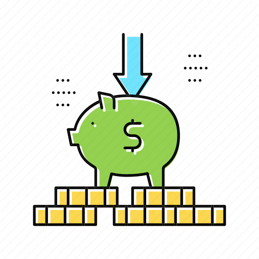 Put, money, piggy, bank, education, investment icon - Download on Iconfinder
