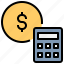 calculate, money, financial, income, tax, expense 