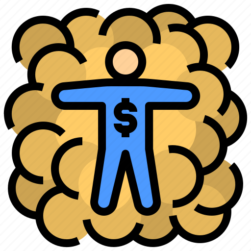Financial, freedom, rich, wealth, happy, money, millionaire icon - Download on Iconfinder