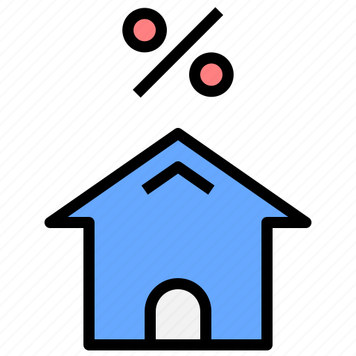 Home, interest, increase, price, real, estate, construction icon - Download on Iconfinder