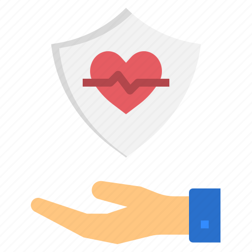 Life, insurance, protect, health, healthcare, heart, shield icon - Download on Iconfinder