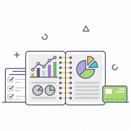 Business statistics, infographic, business report, business data, business catalogue icon - Download on Iconfinder