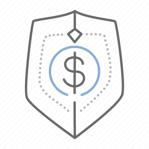 Finance, shield, dollar, protection, security icon - Download on Iconfinder