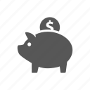 piggy bank, finance, business, safe, pig, banking