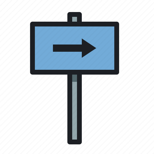 Direction, right, sign, turn icon - Download on Iconfinder