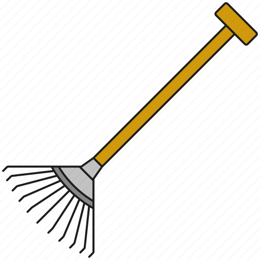 Equipment, garden, gardening, leaf rake, tool icon - Download on Iconfinder
